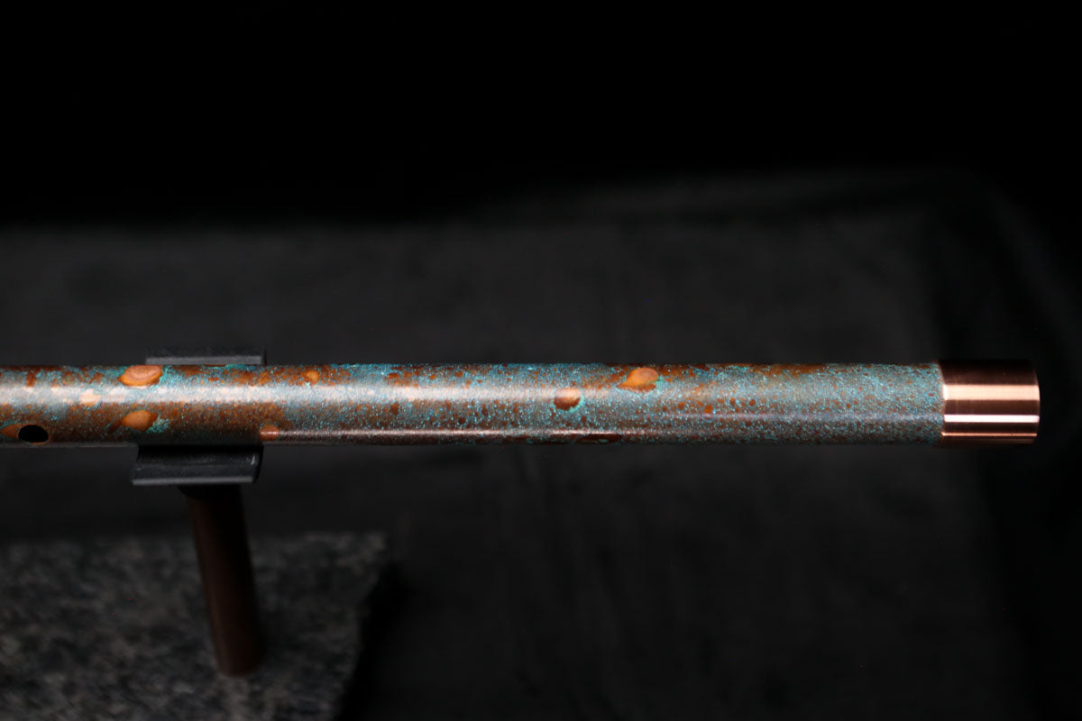 Low D Copper Flute #LDC0014 in Blue Ocean Reef