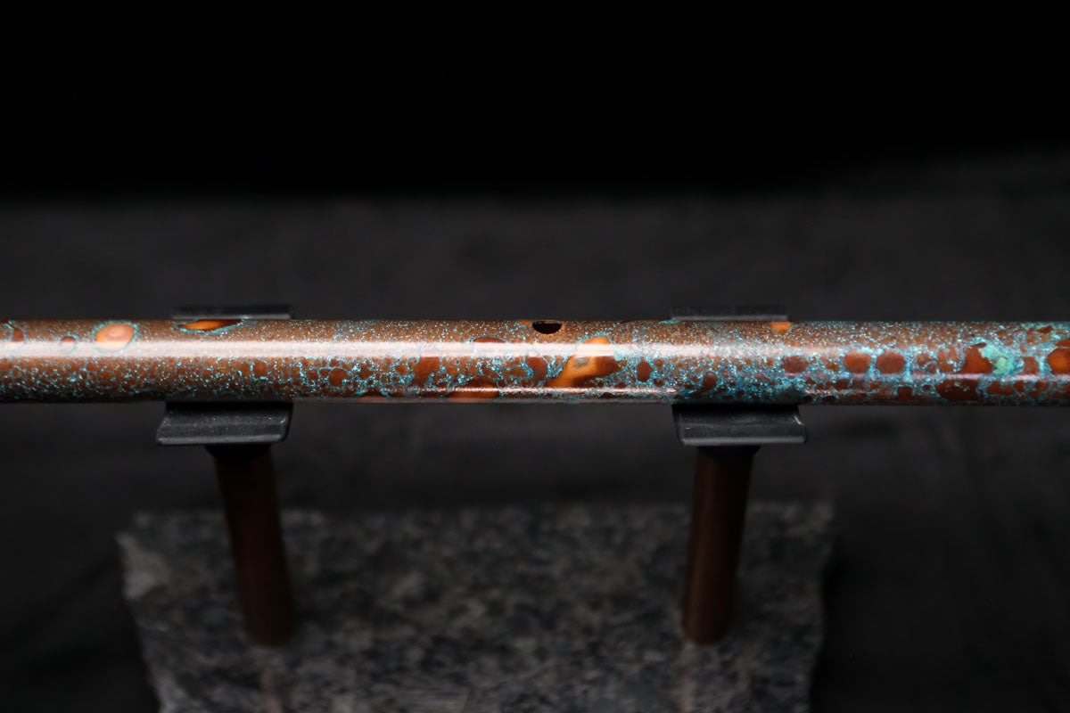 Low D Copper Flute #LDC0014 in Blue Ocean Reef
