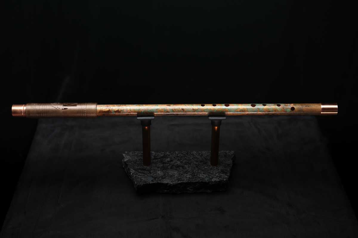 Low D Copper Flute #LDC0019 in Copper Desert