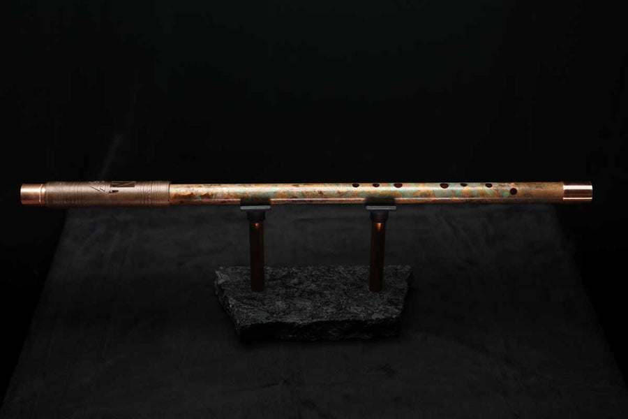 Low D Copper Flute #LDC0019 in Copper Desert