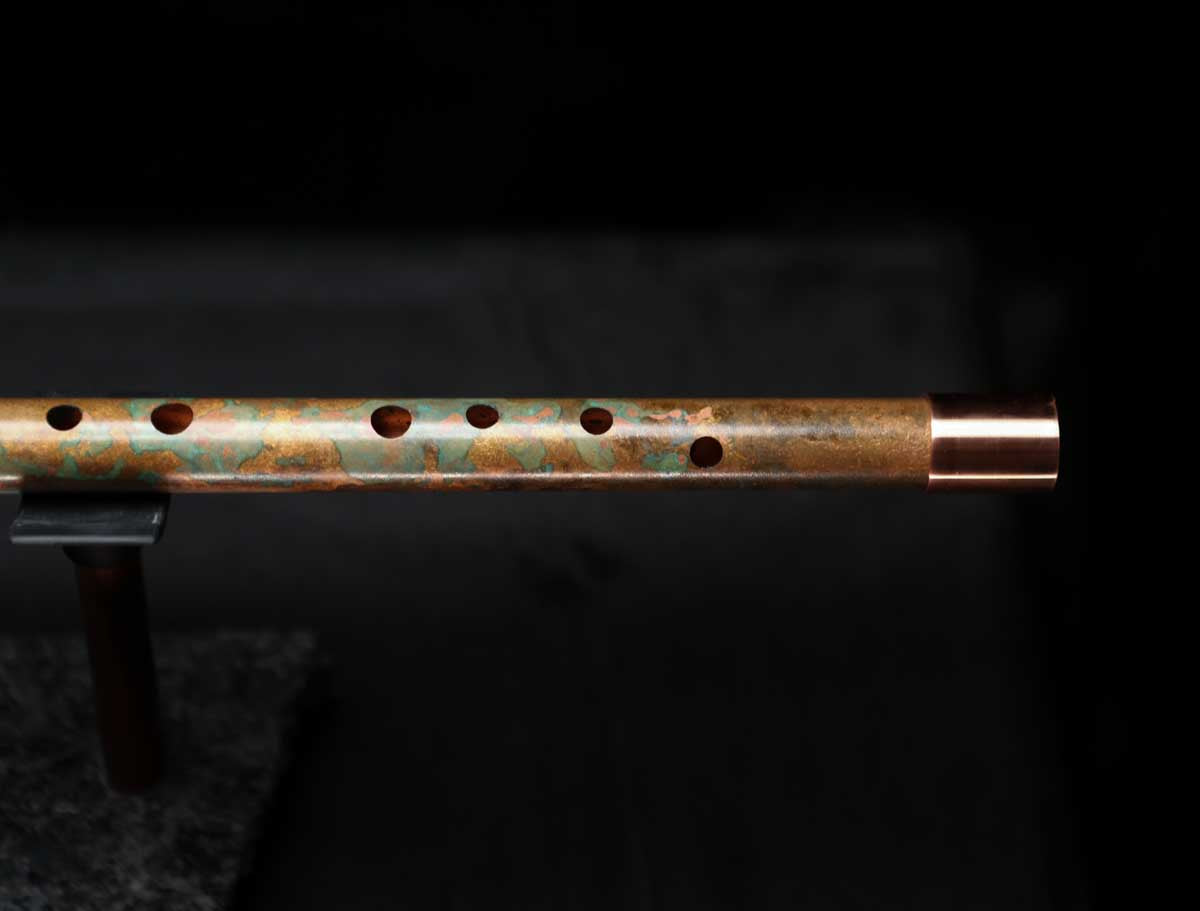 Low D Copper Flute #LDC0019 in Copper Desert