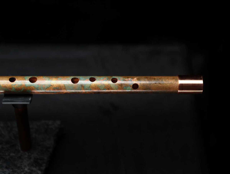 Low D Copper Flute #LDC0019 in Copper Desert