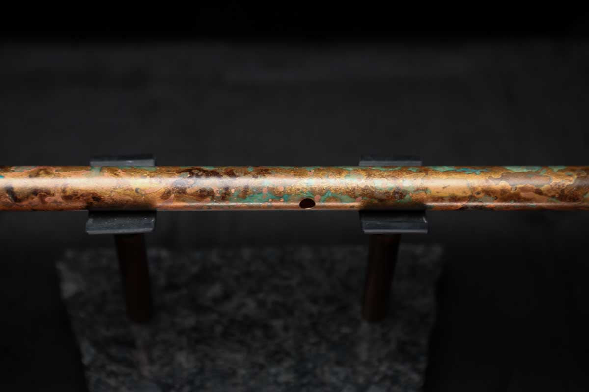 Low D Copper Flute #LDC0019 in Copper Desert