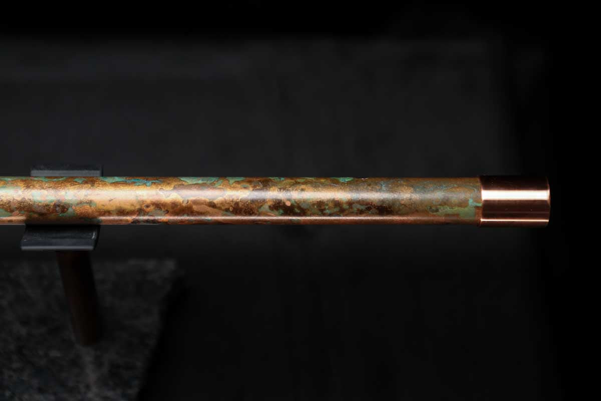 Low D Copper Flute #LDC0019 in Copper Desert