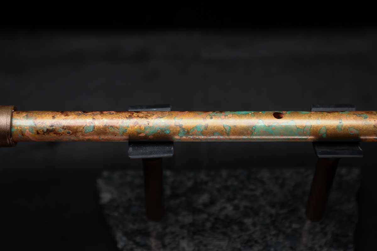 Low D Copper Flute #LDC0019 in Copper Desert