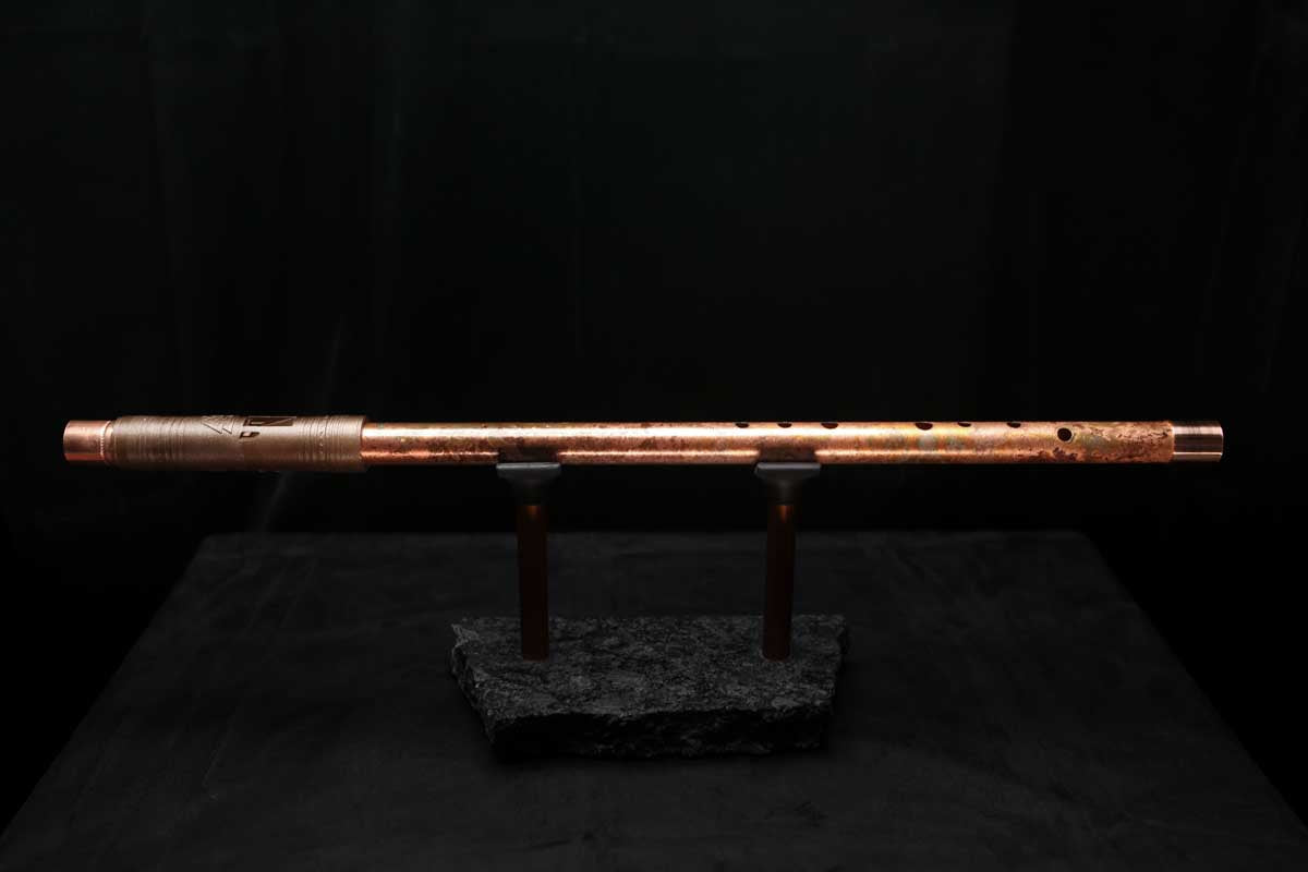 Low D Copper Flute #LDC0020 in Rugged Desert