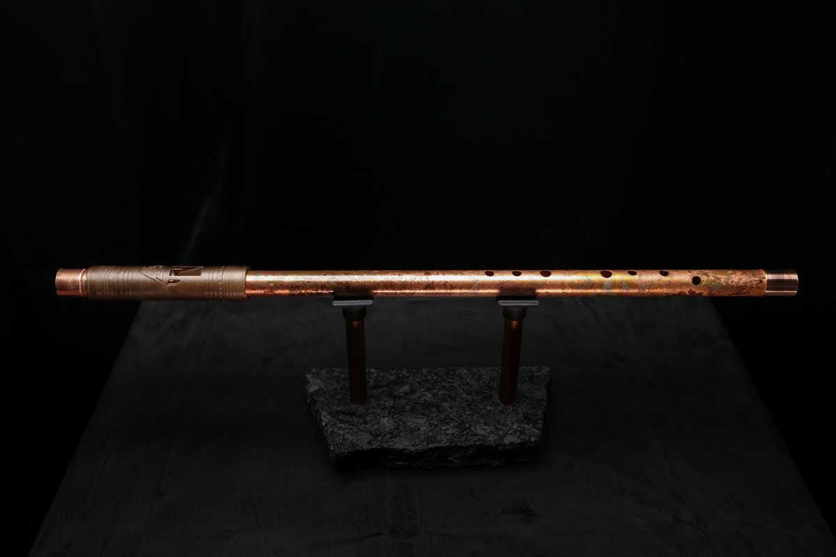 Low D Copper Flute #LDC0020 in Rugged Desert