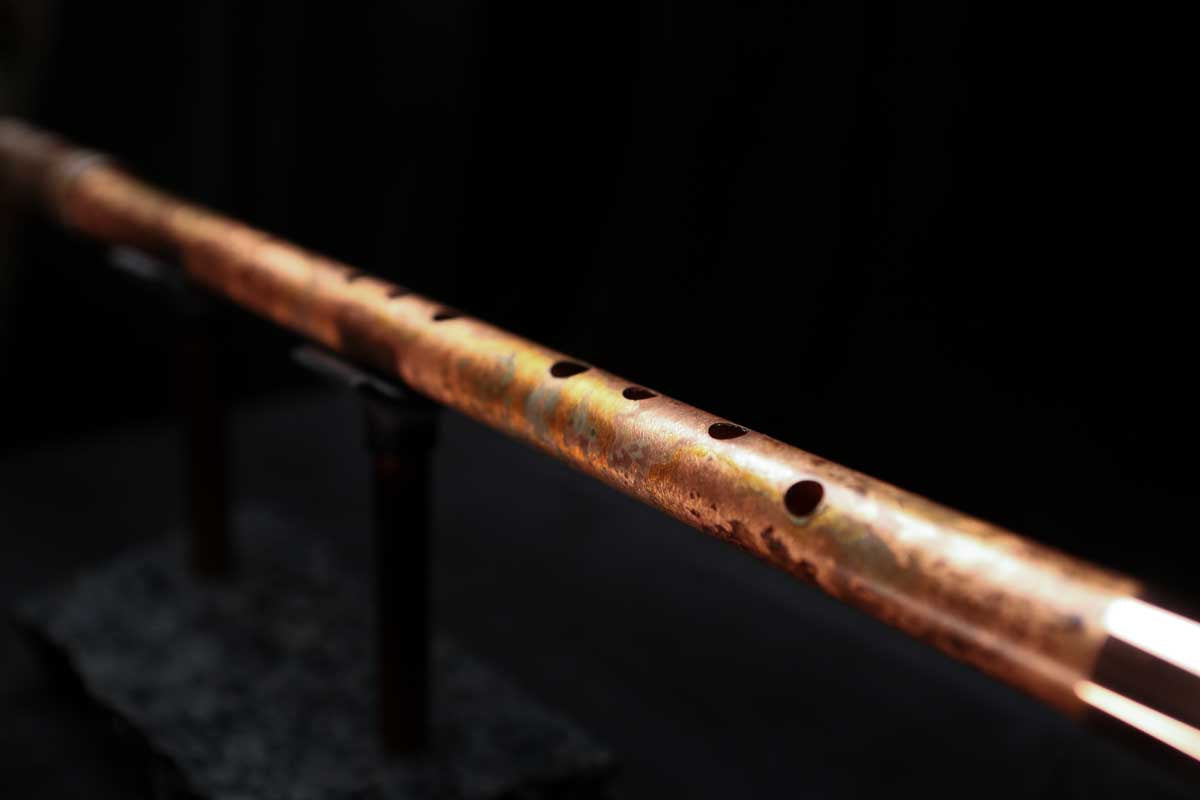 Low D Copper Flute #LDC0020 in Rugged Desert