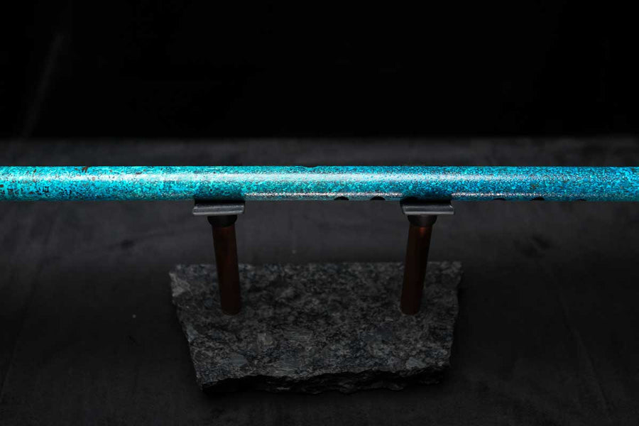 Low C Copper Flute #0112 in Ocean Tide