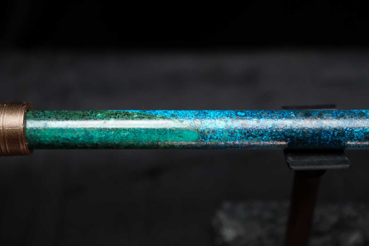Low C Copper Flute #0111 in Ocean Tide