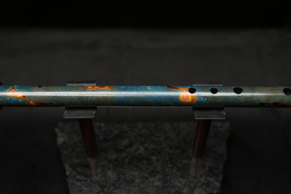 Low D Copper Flute #LDC0041 in Forest Flame