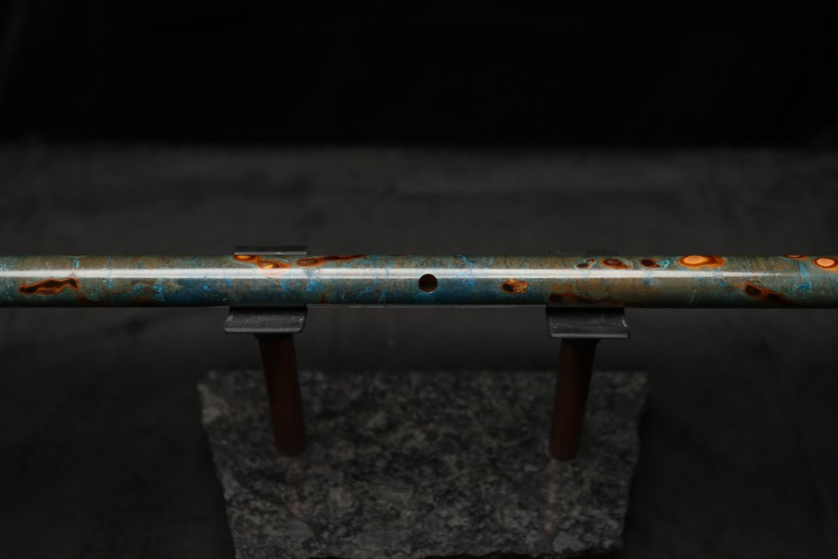 Low D Copper Flute #LDC0041 in Forest Flame