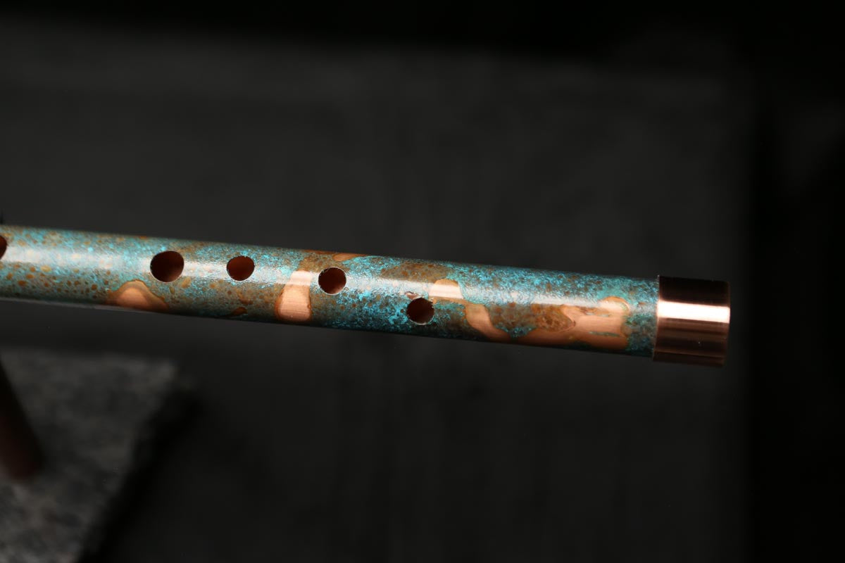 Low D Copper Flute #LDC0044 in Rugged Reef
