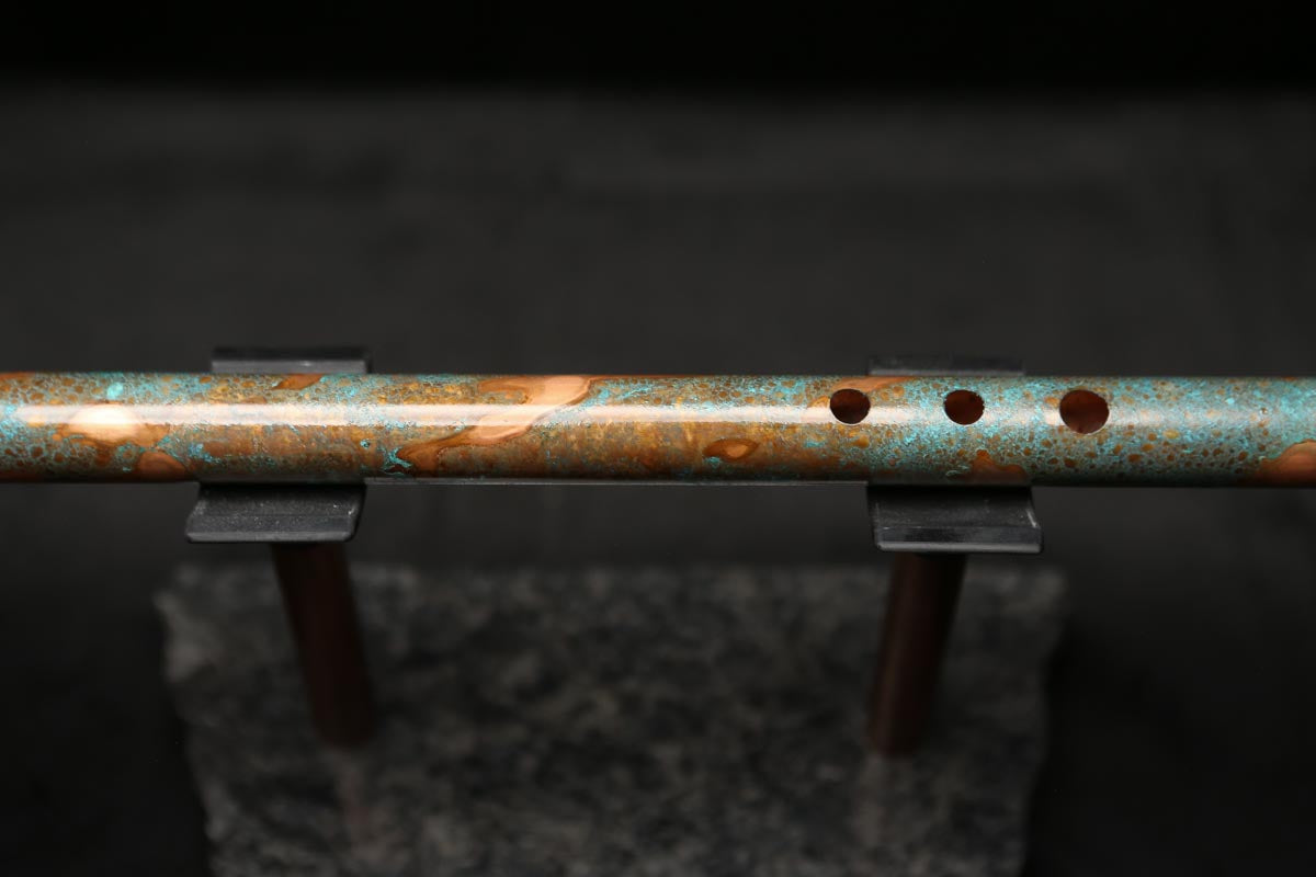 Low D Copper Flute #LDC0044 in Rugged Reef