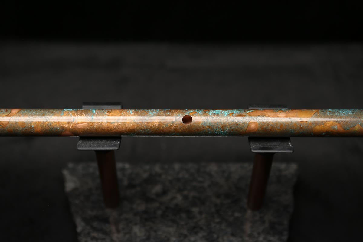Low D Copper Flute #LDC0044 in Rugged Reef