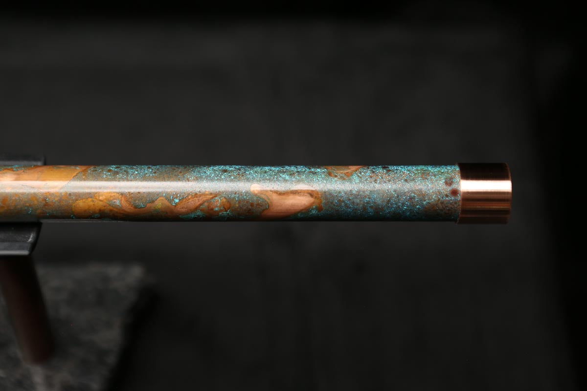 Low D Copper Flute #LDC0044 in Rugged Reef