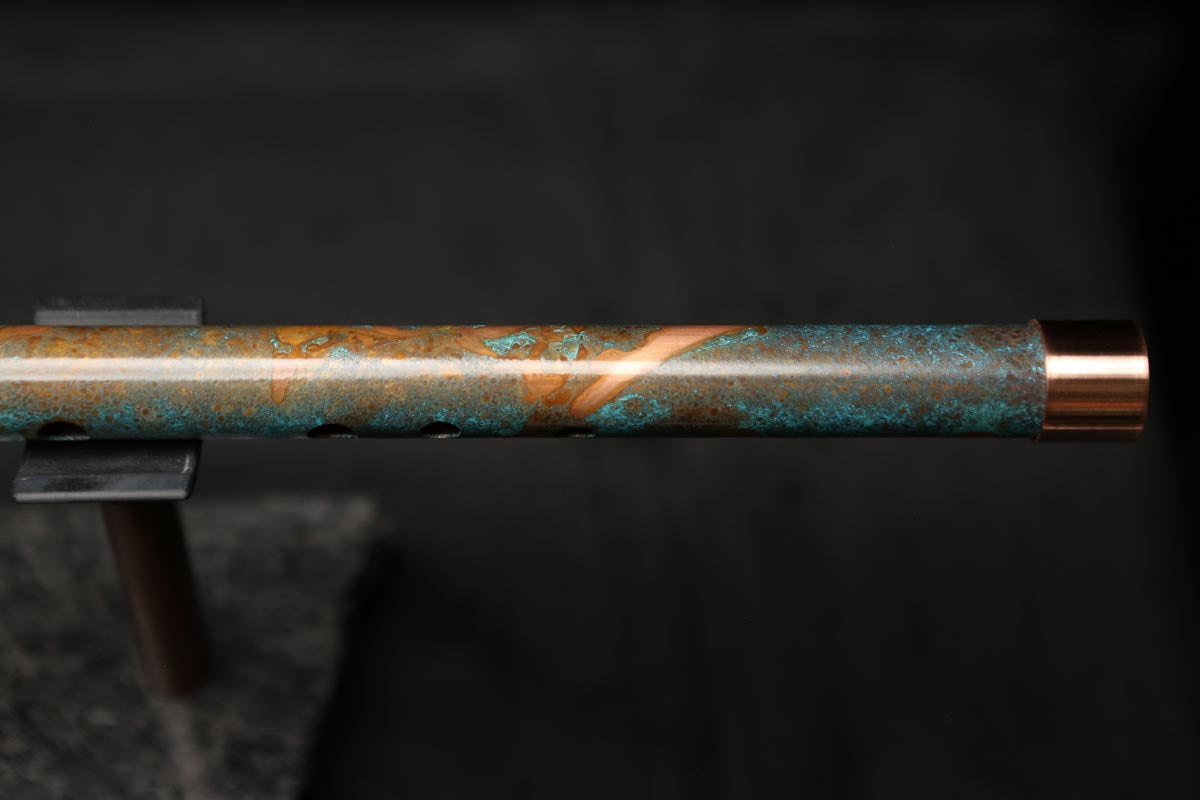 Low D Copper Flute #LDC0044 in Rugged Reef