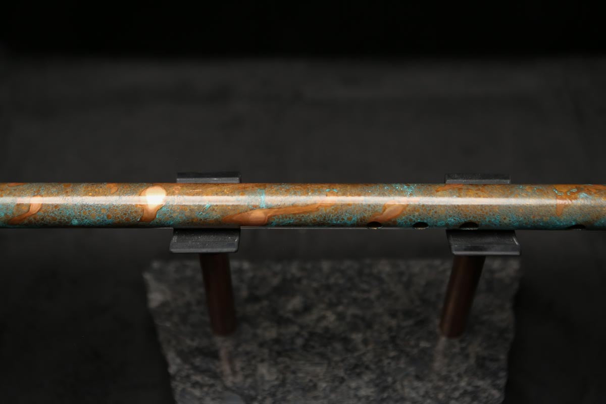 Low D Copper Flute #LDC0044 in Rugged Reef