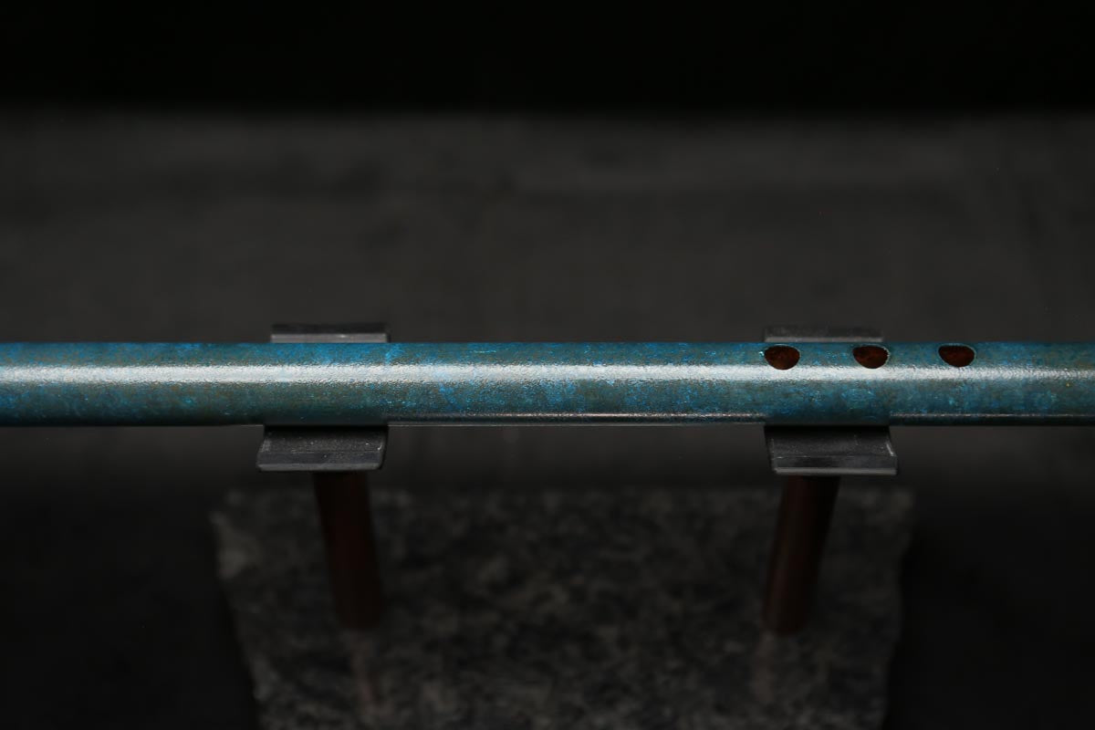 Low C Copper Flute #0113 in Dark Ocean Tide