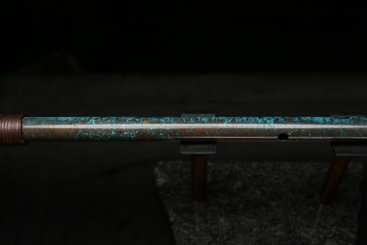 Low C Copper Flute #0118 in Dark Ocean Storm
