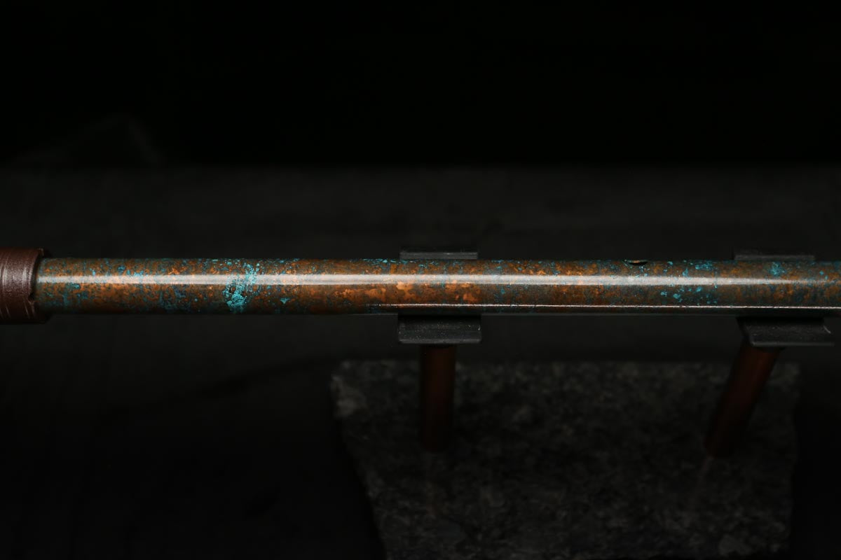 Low C Copper Flute #0118 in Dark Ocean Storm