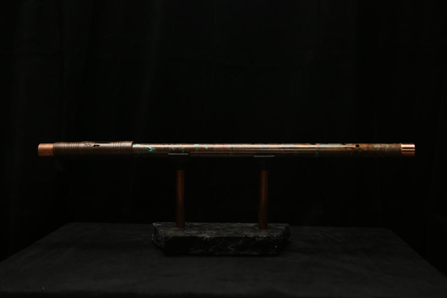 Low D Copper Flute #LDC0047 in Emerald Desert