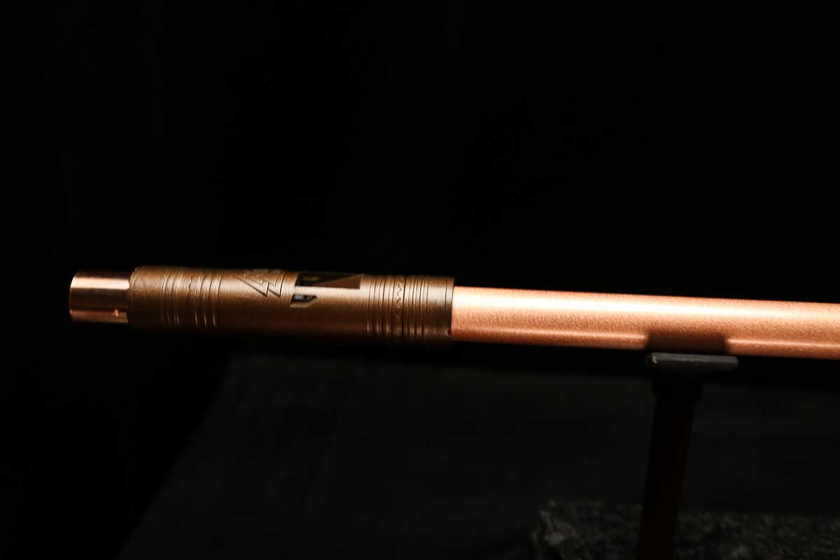 Low D Copper Flute #LDC0054 in Copper Jewel w/very special accents