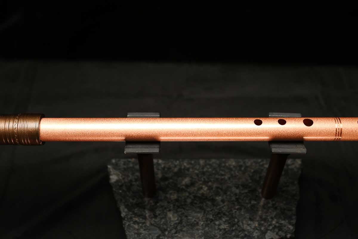 Low D Copper Flute #LDC0054 in Copper Jewel w/very special accents