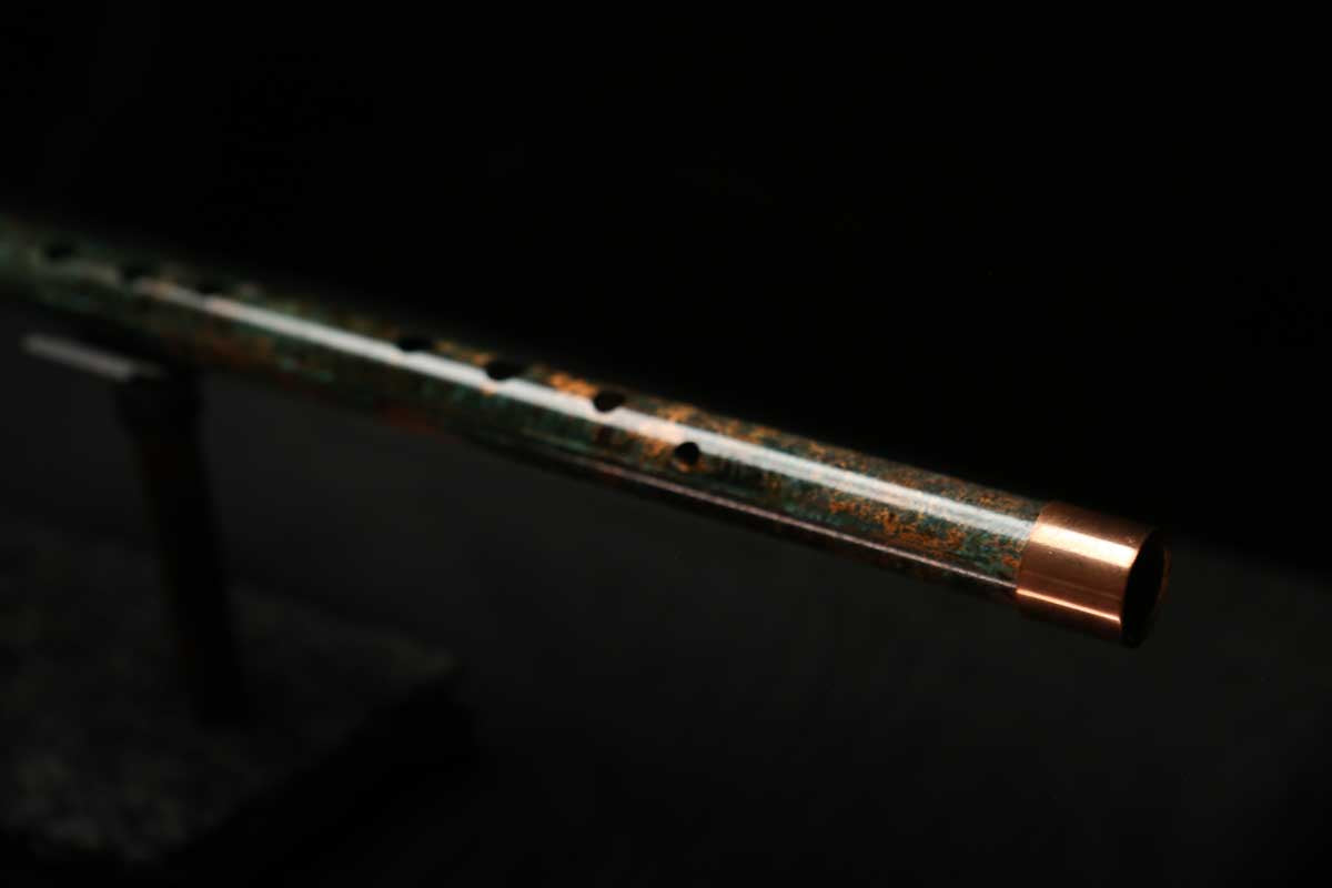 Low C Copper Flute #0133 in Copper Forest