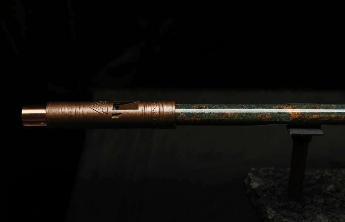 Low C Copper Flute #0133 in Copper Forest