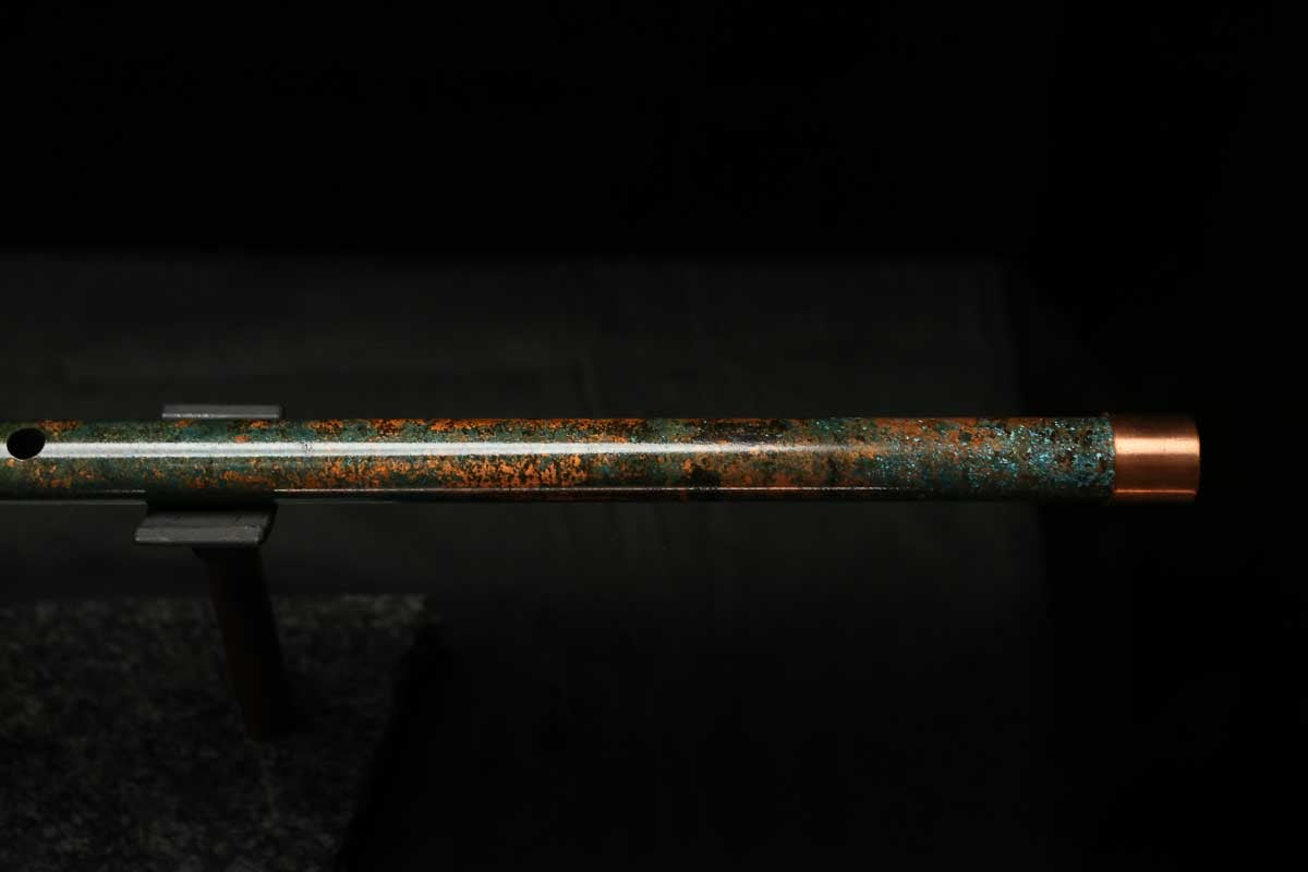 Low C Copper Flute #0133 in Copper Forest