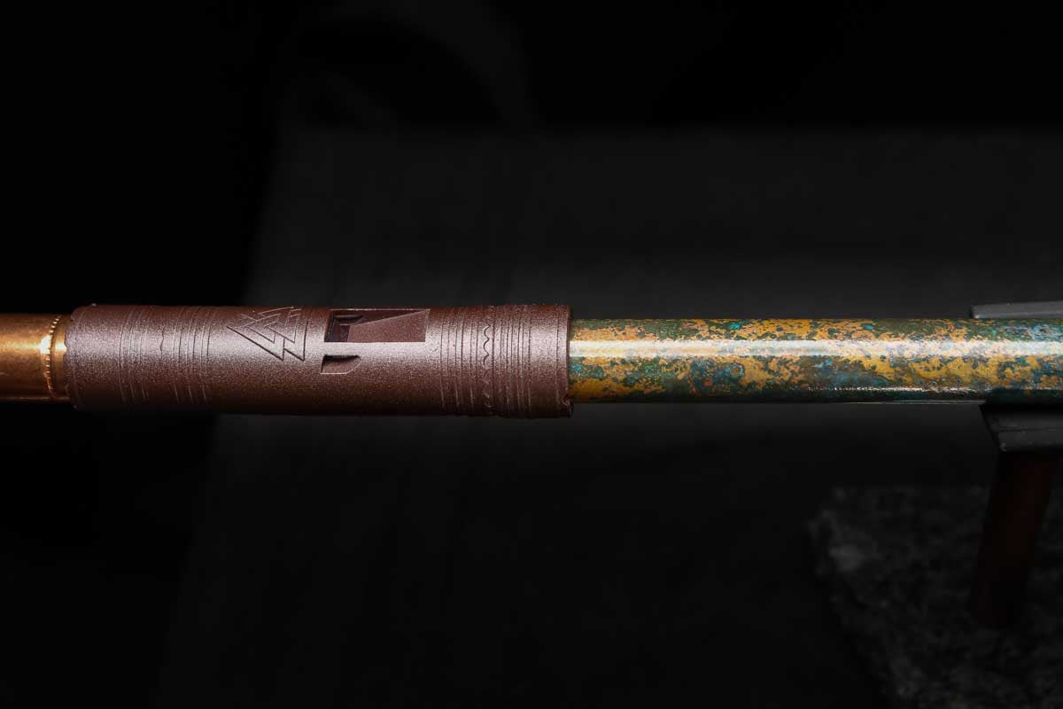 Low C Copper Flute #0147 in Weathered Horizon w/special End-Piece