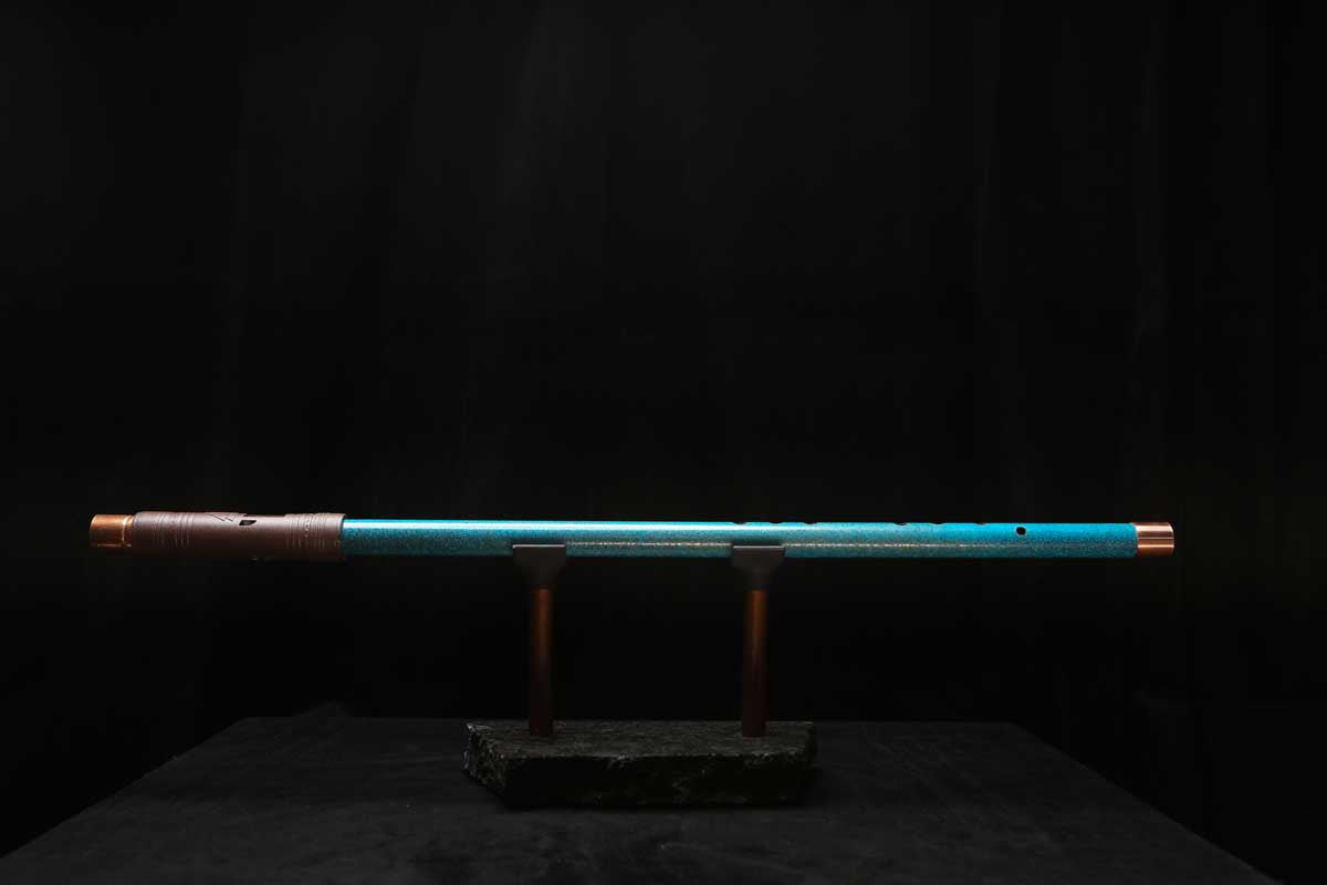 Low C Copper Flute #0146 in Deep Ocean Power