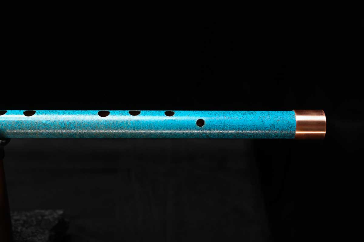 Low C Copper Flute #0146 in Deep Ocean Power