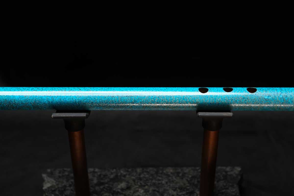 Low C Copper Flute #0146 in Deep Ocean Power