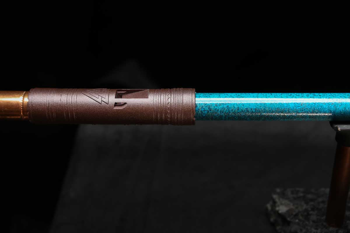 Low C Copper Flute #0146 in Deep Ocean Power