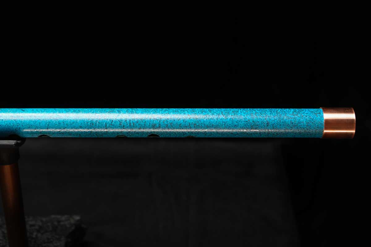 Low C Copper Flute #0146 in Deep Ocean Power