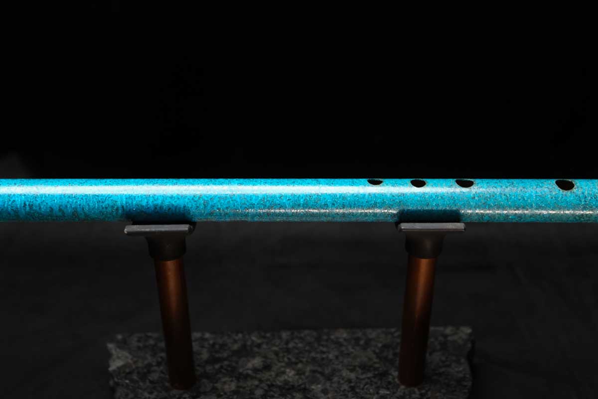 Low D Copper Flute #LDC0058 in Deep Ocean Power