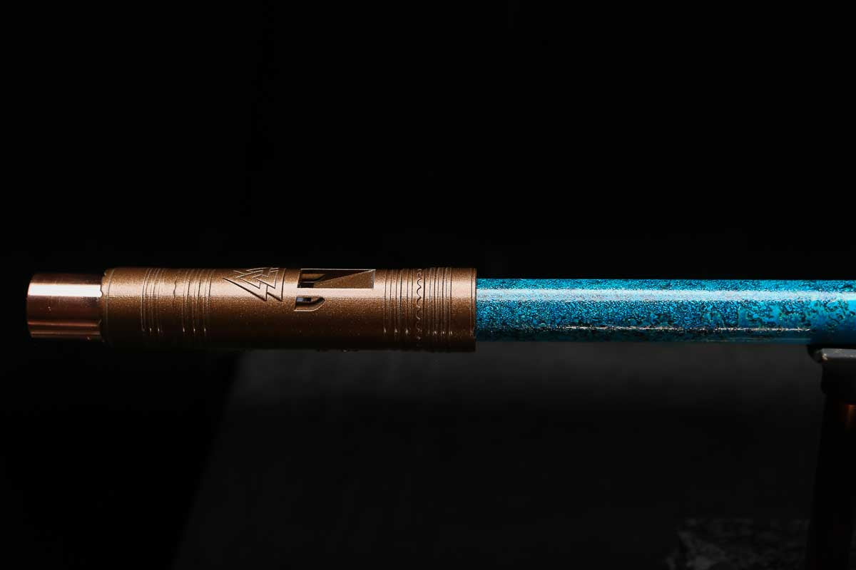 Low C Copper Flute #0161 in Deep Ocean Power