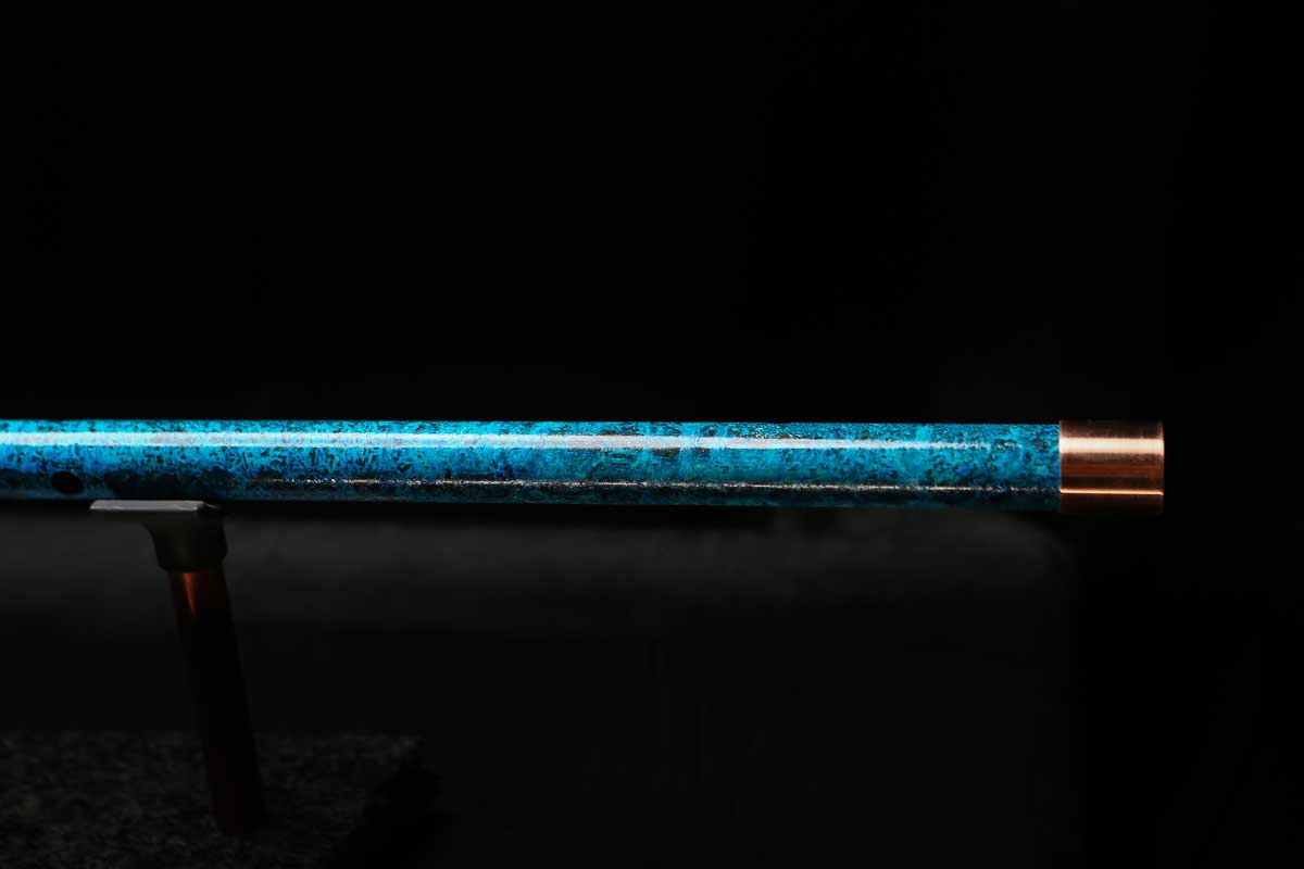 Low C Copper Flute #0161 in Deep Ocean Power