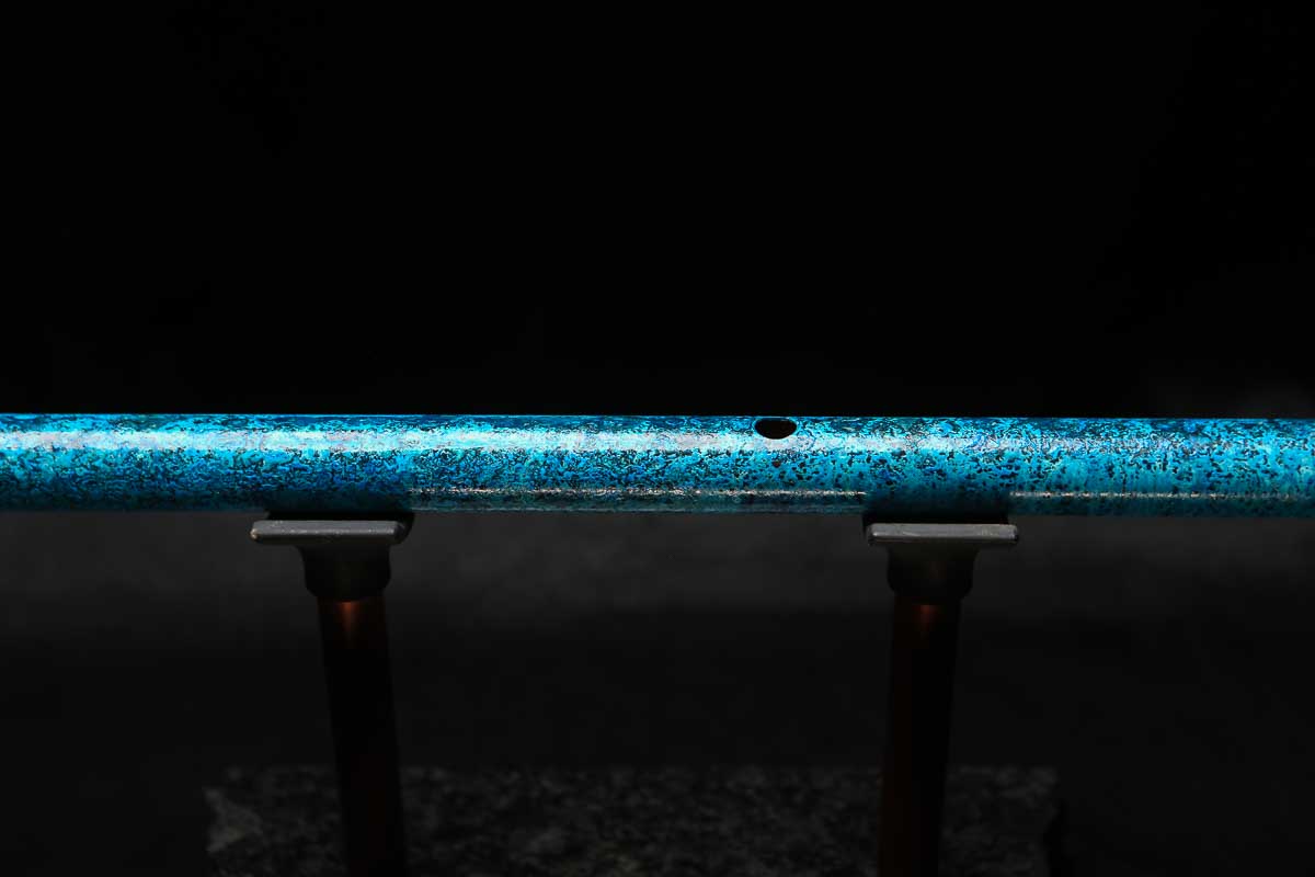 Low C Copper Flute #0161 in Deep Ocean Power