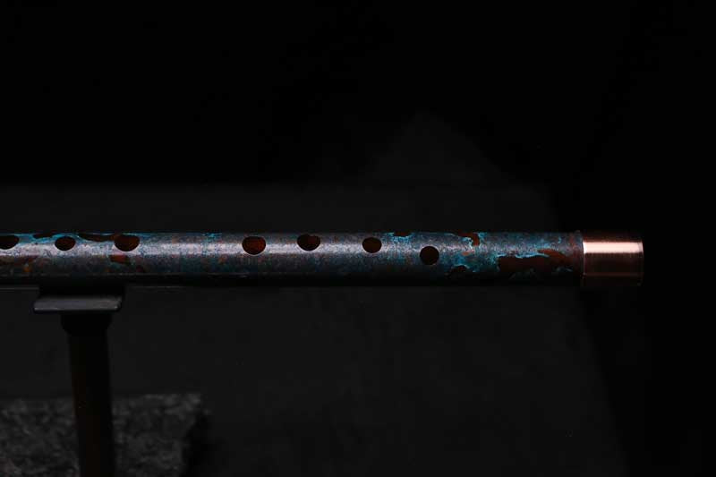 Low D Copper Flute #LDC0086 in Deep Ocean Waters