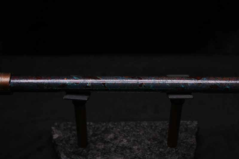 Low D Copper Flute #LDC0086 in Deep Ocean Waters