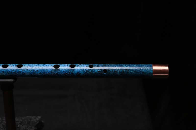 Low C Copper Flute #0163 in Deep Ocean Power