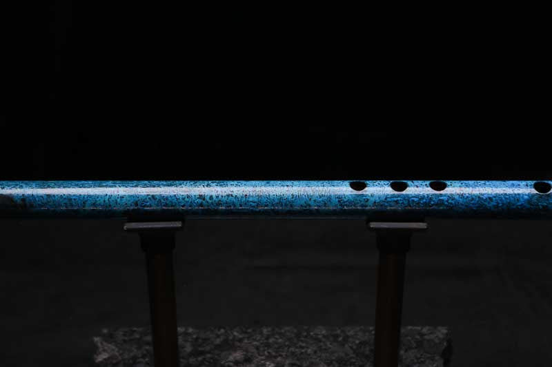 Low C Copper Flute #0163 in Deep Ocean Power