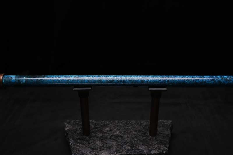 Low C Copper Flute #0163 in Deep Ocean Power