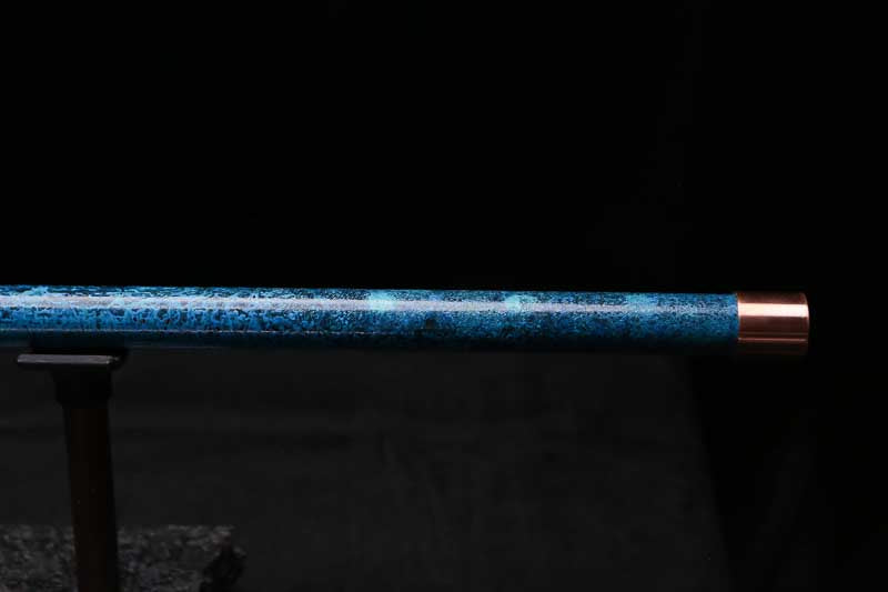 Low C Copper Flute #0163 in Deep Ocean Power