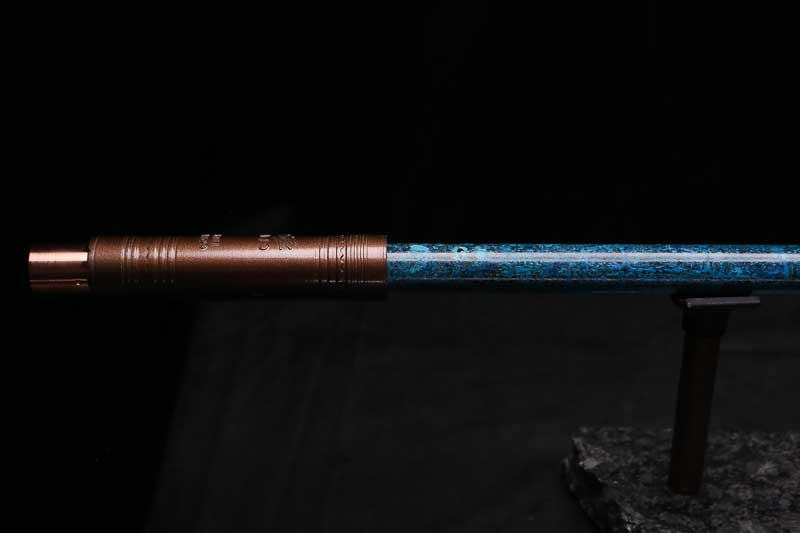 Low C Copper Flute #0163 in Deep Ocean Power