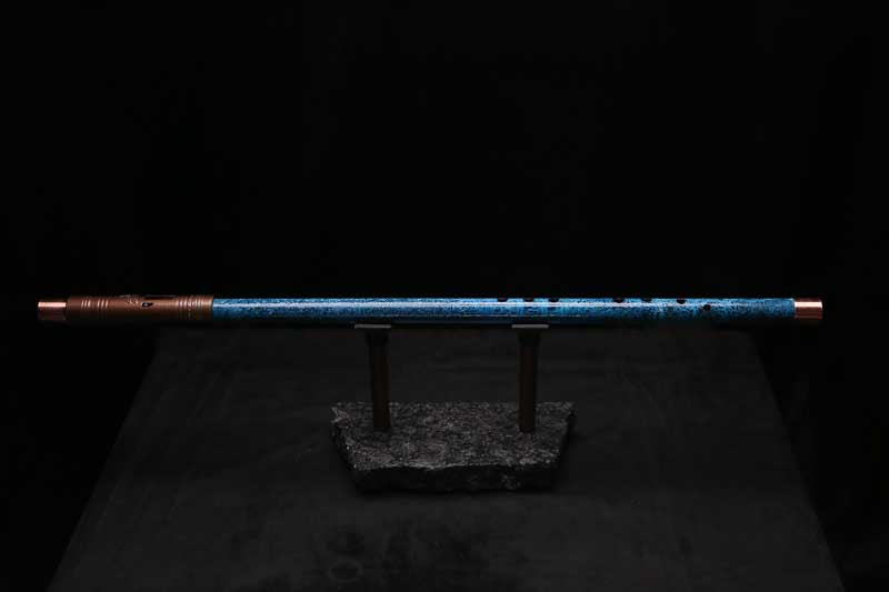 Low C Copper Flute #0164 in Deep Ocean Power