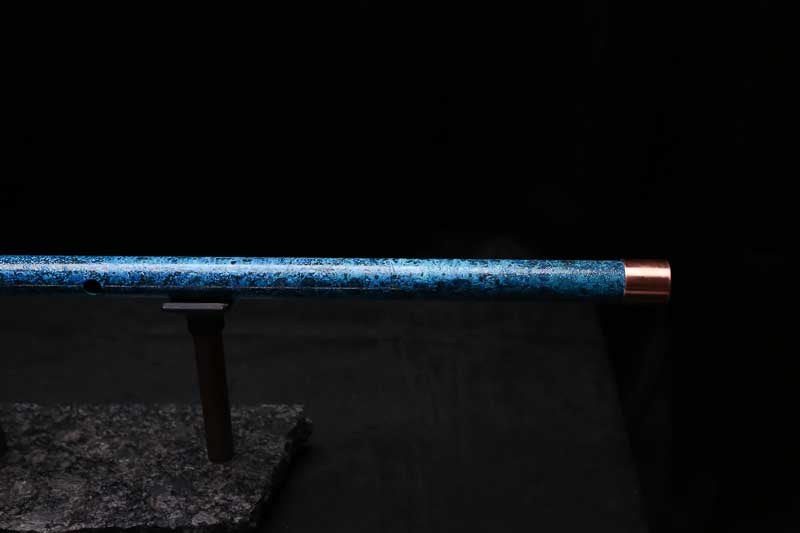 Low C Copper Flute #0164 in Deep Ocean Power